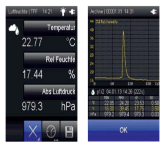Leitenberger barometric air pressure handheld device xa 1000 