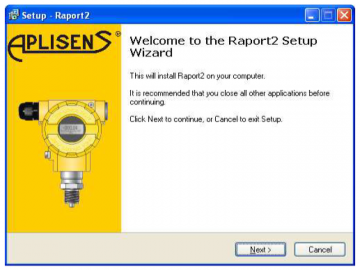 The  program  Raport  2  was  designed  for  communication  and  data  exchange  with  intelligent devices (pressure and temperature transmitters, etc.) produced by Aplisens. 