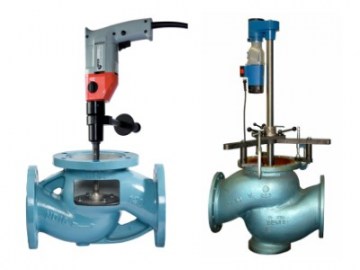 efco Valva flat seat portable machine for lapping and grinding